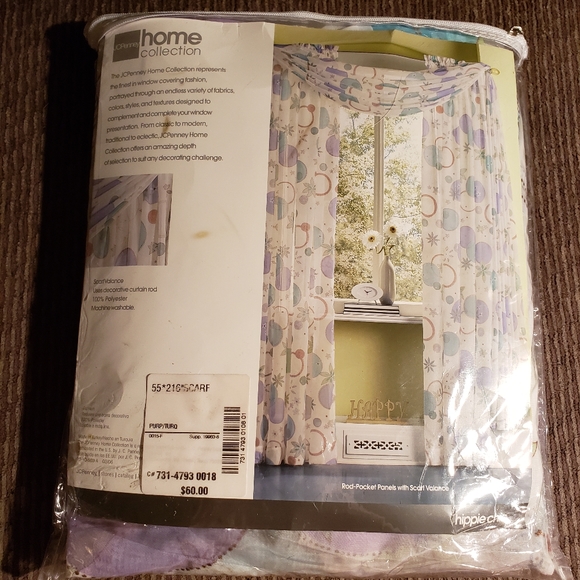 Home Collectino One Scart Valance - Picture 1 of 13